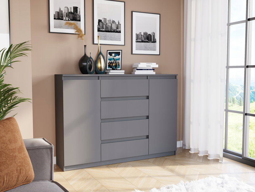 Komoda Riveus (antracit)