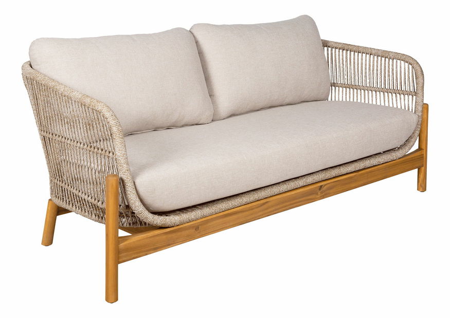 Lavička Taleria 2 (hnedá + béžová)