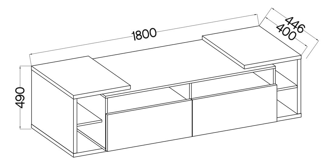Set za dnevni boravak Nancy 01 (svijetlosiva + antracit)