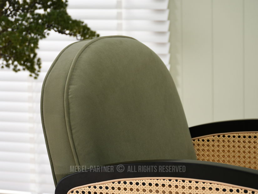 Fotoliu Will (verde + negru)