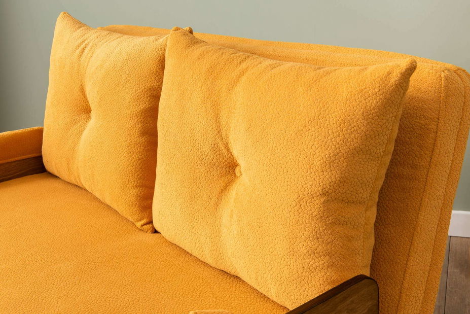 Pohovka dvojsedačka Como (horčicová)