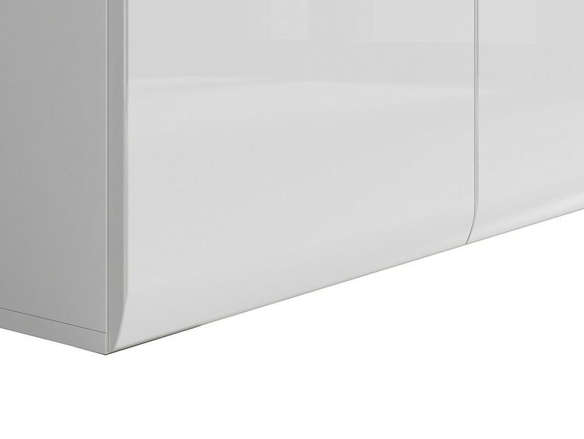 Komoda Azteca Trio KOM3D3S/8/15 (bijela + sjaj bijeli) 