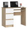 PC stolík Benicio (dub sonoma + biela) (L)