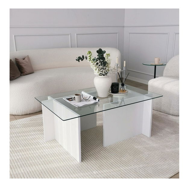 Stolić za kavu Elizei (bijela) *outlet moguća oštećenja