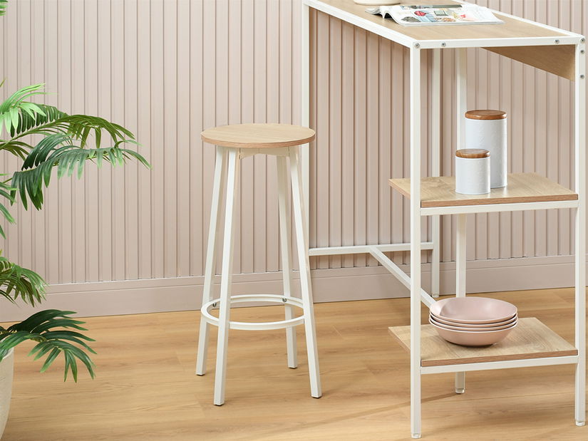 Barová stolička Boredom (biela)