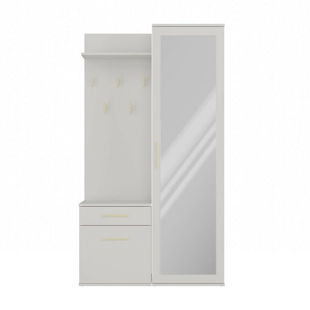 Set mobilier hol Dialogos 1 (cashmir) (cu oglindă)