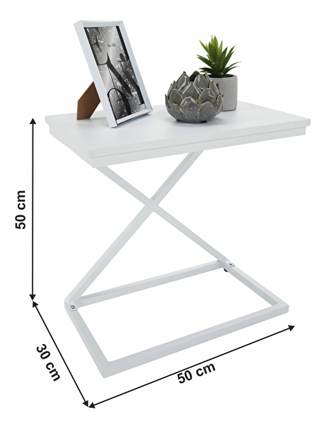 Pomoćni stolić Alpa (bijela)