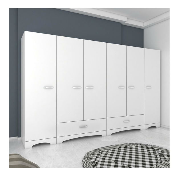 Ormar za garderobu Forzolena (bijela)