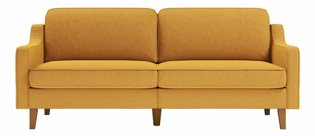 Pohovka trojsedačka Robia 3 (horčicová + orech)