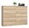 Komód Kurtinaitis 10SZ (sonoma tölgy)