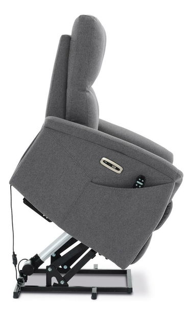 Polohovacie kreslo Tesalureza (sivá)