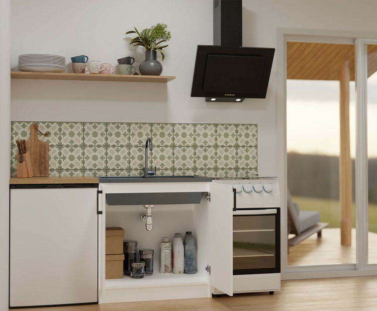 Dulap inferior de bucătărie Katiossa 1 (alb)