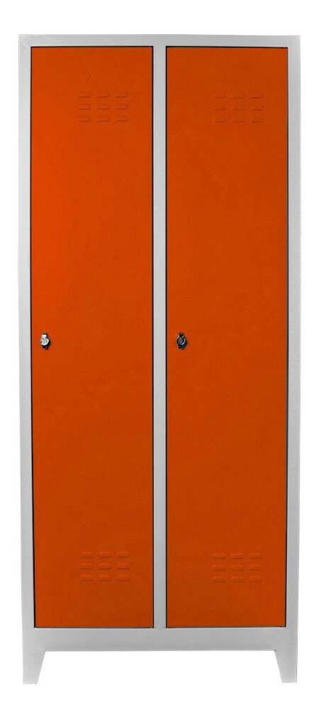 Uzamykateľná skriňa Jessia 16 (oranžová)