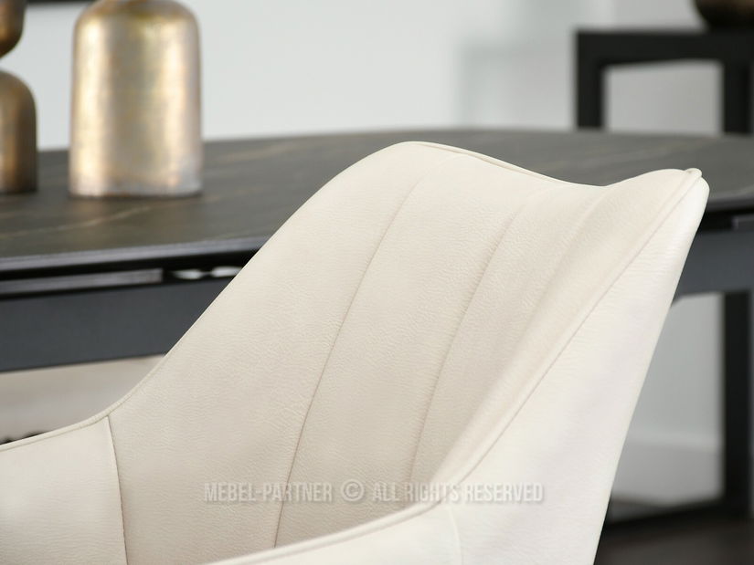 Stolica Carl (krem + zlatna)