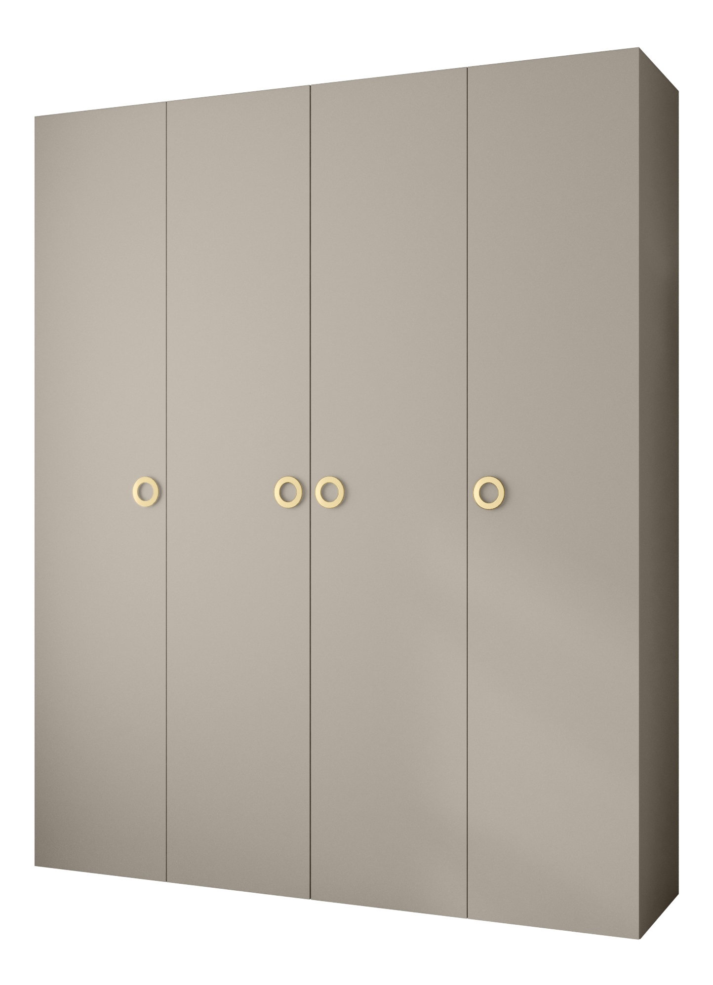 Ruhásszekrény 200 cm Carmela 50-1 (kasmír + arany)