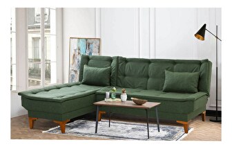 Kutna sofa na razvlačenje Syrma (zelena) (L)