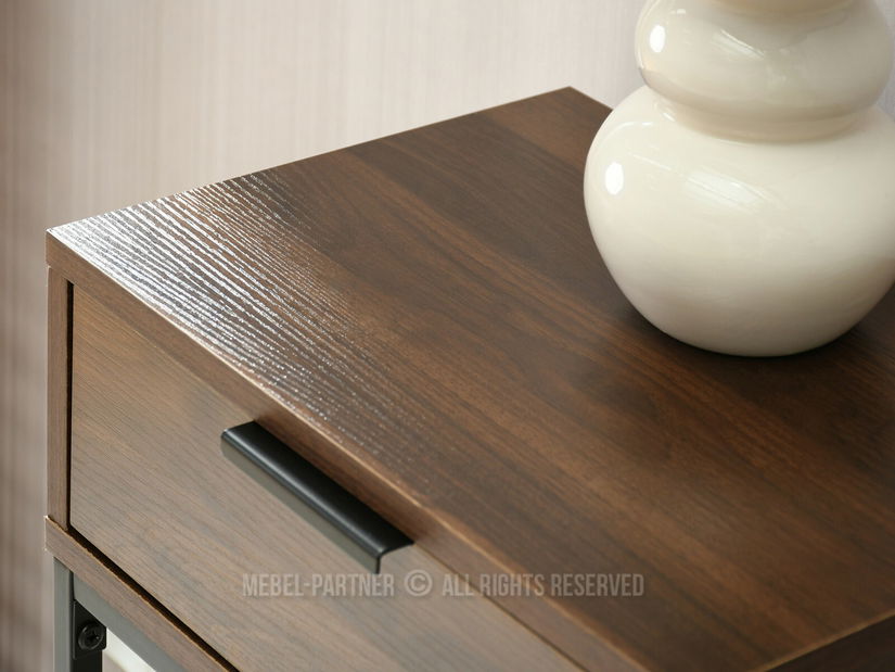 Konzolni stolić Norma S (orah + crna)