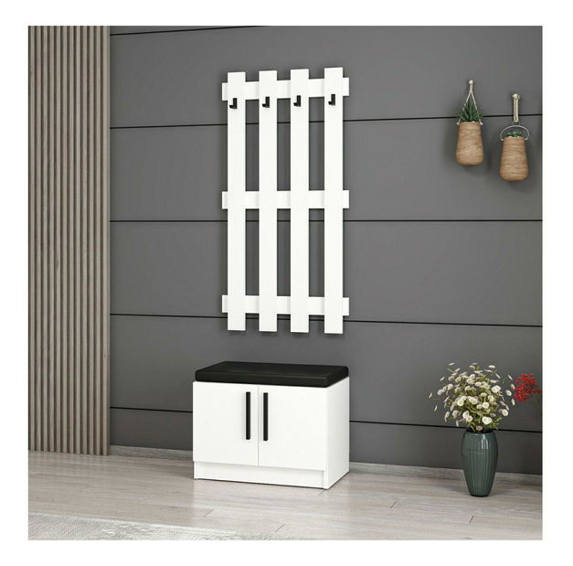 Predsieňová zostava Nemake 12 (biela) 