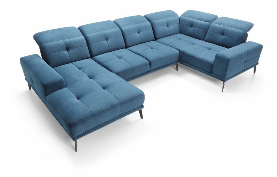 Colțar în formă de U Nicolette (modrogri) (D)