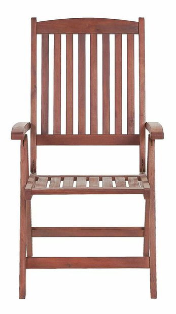 Záhradná stolička TRATORIA (drevo) (tmavé drevo)