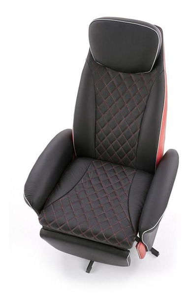 Kancelárské kreslo Caitlyn (čierna + červena