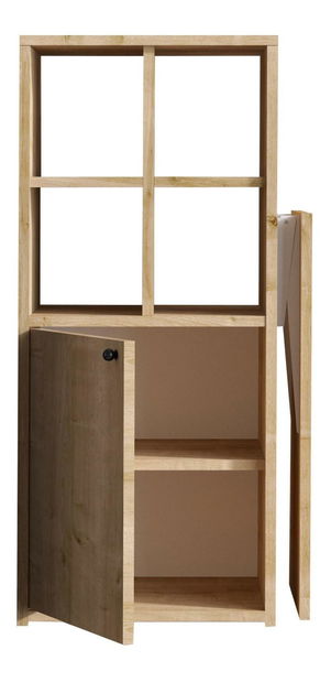 PC asztal Aliex 13 (dió + fekete)