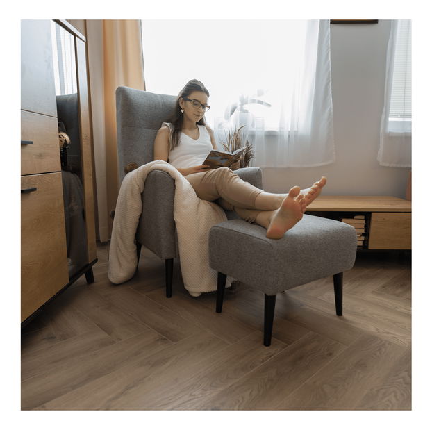 Tabure Saif (siva + crna)