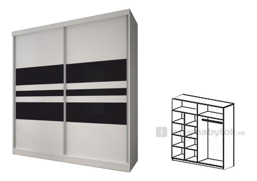 Šatníková skriňa Multi 11 203