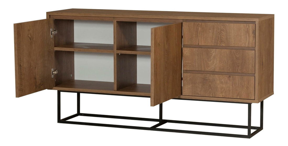 Set za dnevni boravak Laxi 17 (orah + crna)