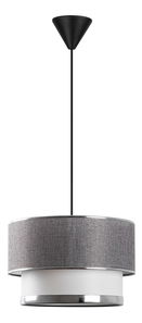 Stropné svietidlo Mesagrande 2 (sivá + strieborná)