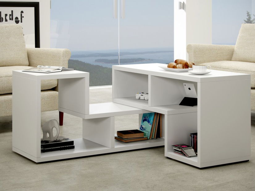 TV asztal Top fehér