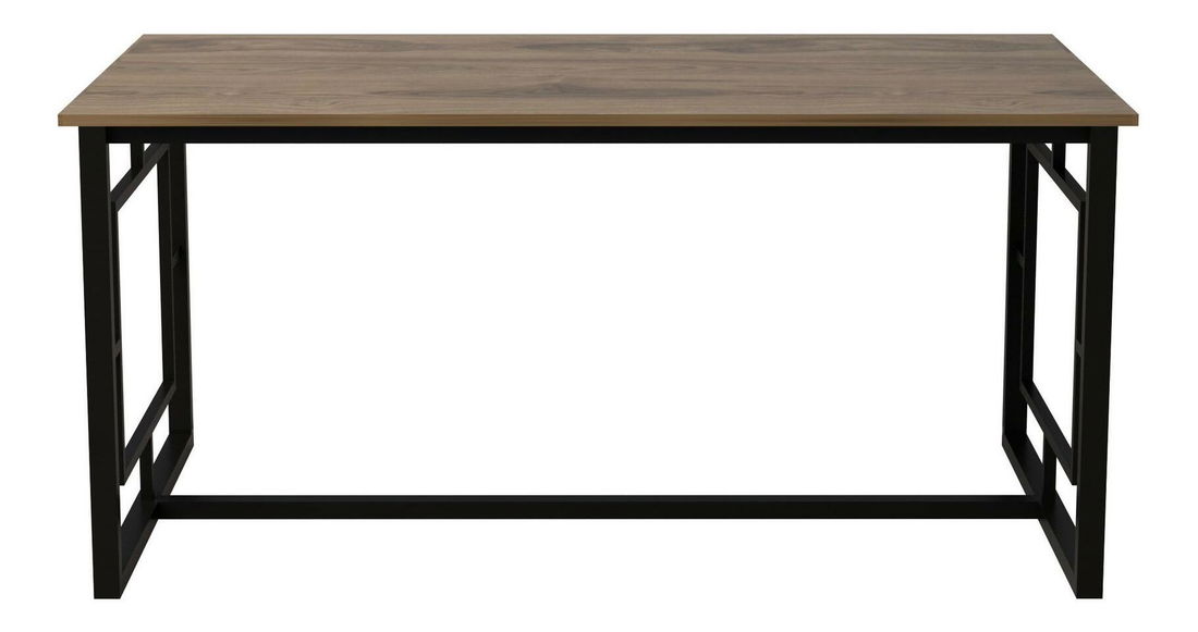 Blagovaonski stol Allien (za 6 osoba) (orah + crna)