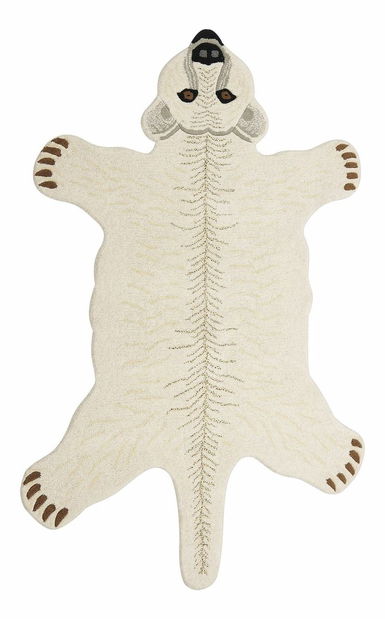 Covor pentru copii 100 x 160 cm Taq (alb)