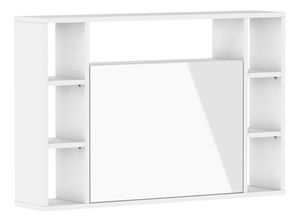 Széthúzható PC asztal Mouse (fényes fehér)