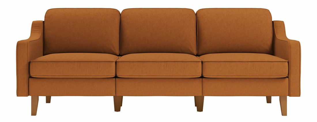 Pohovka trojsedačka Robia E (karamelová + orech)