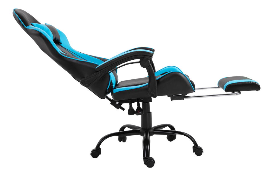 Kancelárske kreslo Tauris (čierna + modrá)