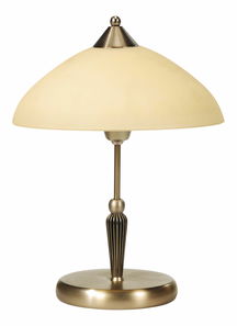 Stolová lampa Regina 8172 (bronzová + krémová)