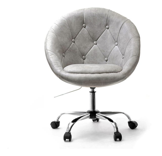 Fotoliu Lush 4 (gri + crom)