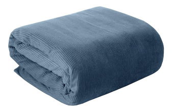 Prehoz na posteľ 240x220 cm IBBIE (navy) *výpredaj