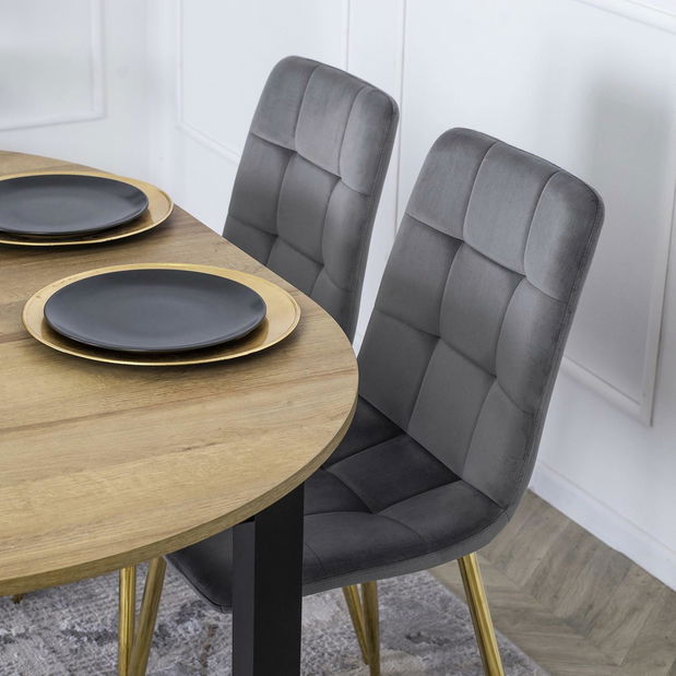 Jedálenská stolička Yuntendo (sivá) 