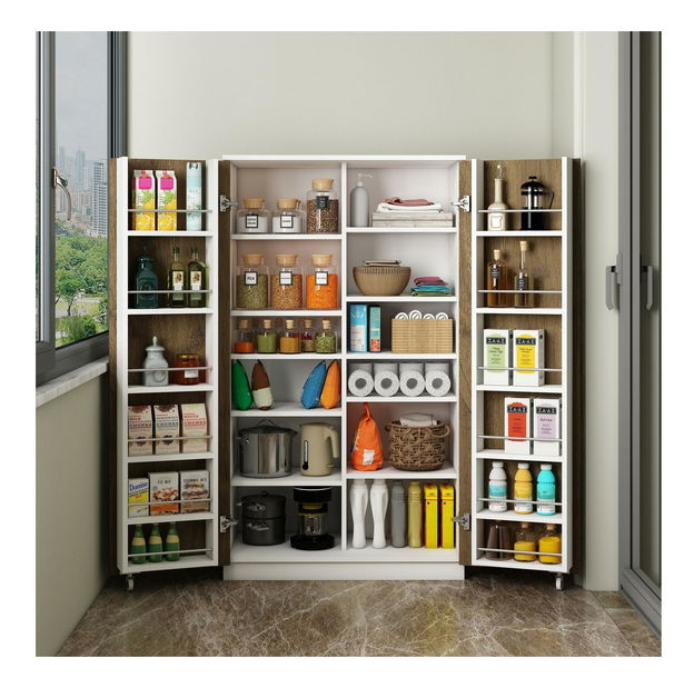 Kuhinjski ormarić za namirnice Passek (bijeli orah)