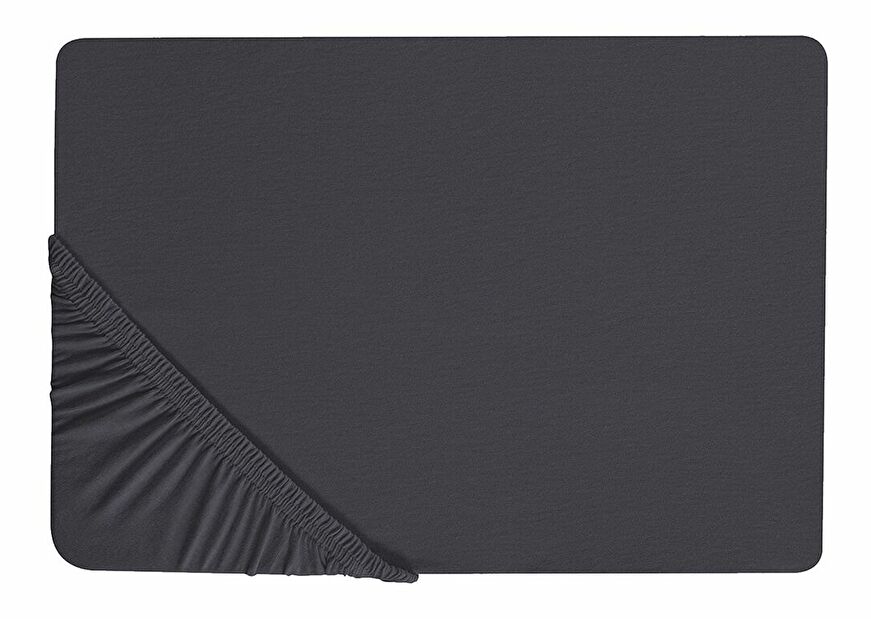 Plachta na posteľ 160 x 200 cm Hoffie (čierna)