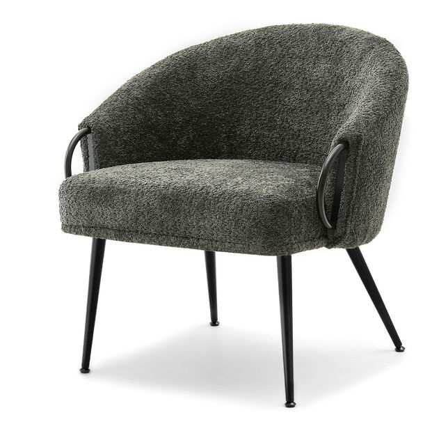 Fotoliu Carma F (grafit + negru)