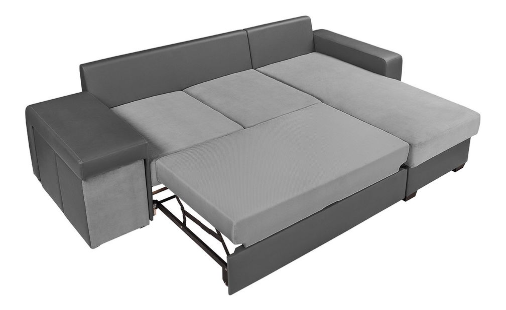 Rohová sedačka BRW Collin 2F.RECBK sivá (P)