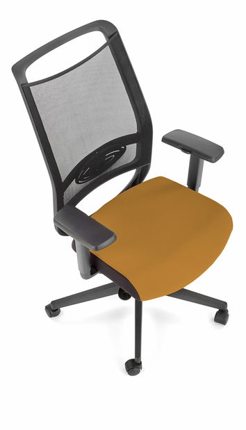 Uredska stolica Galatta (crna + boja senfa)