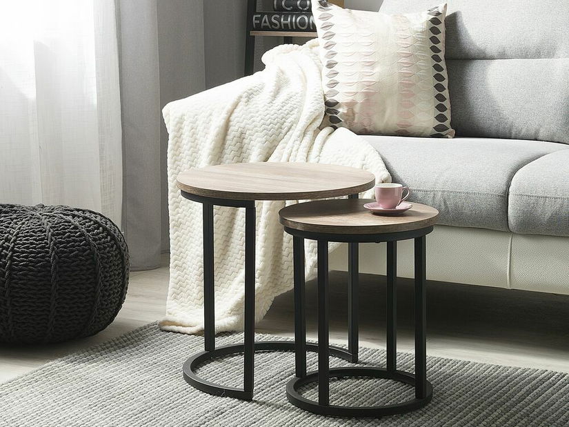 Stolík Dalby (tmavé drevo)