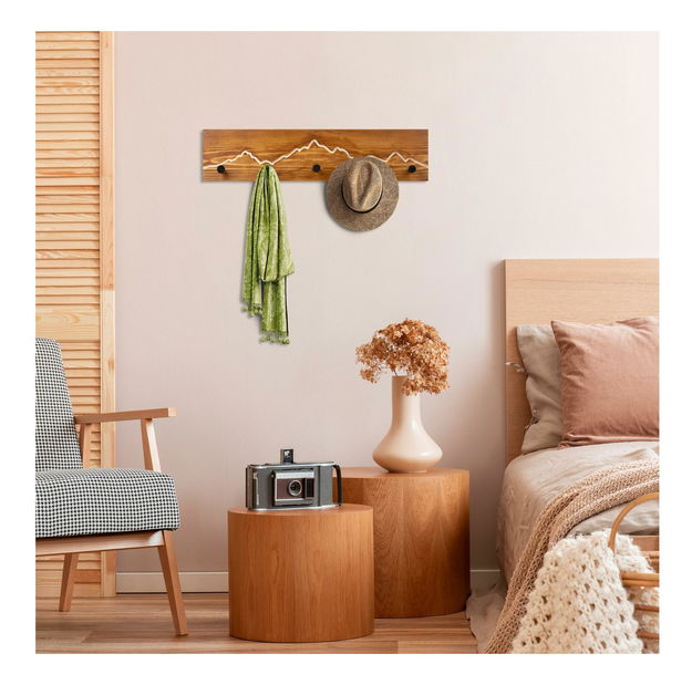 Cuier de perete Notopo (Nuc + natural) 