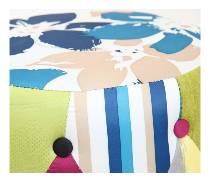 Taburetka Dema (vzor patchwork)