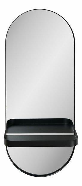 Nástenné zrkadlo Osteria (čierna)