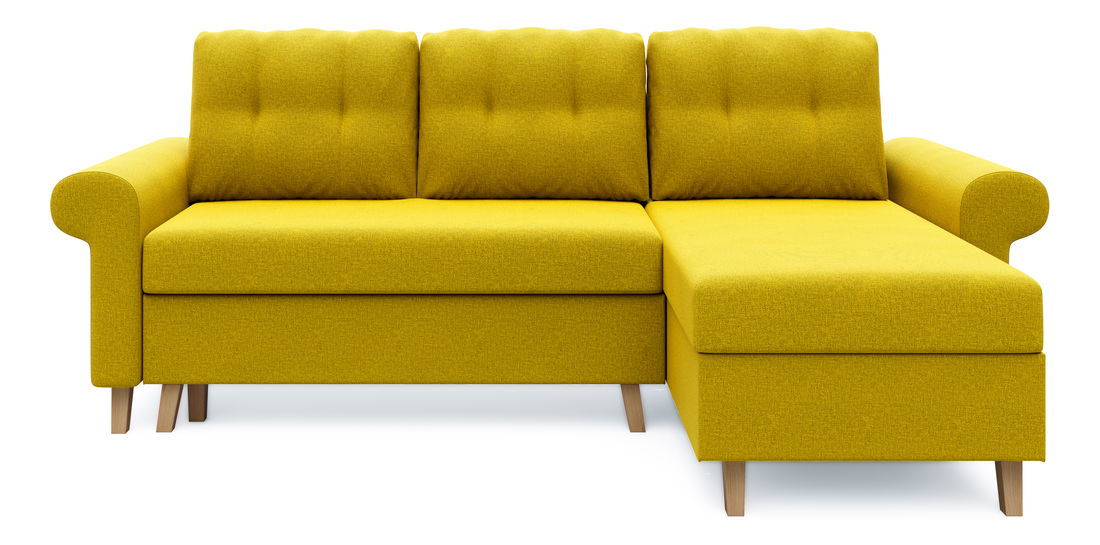 Rohová sedačka Ostrol (žltá) (P)